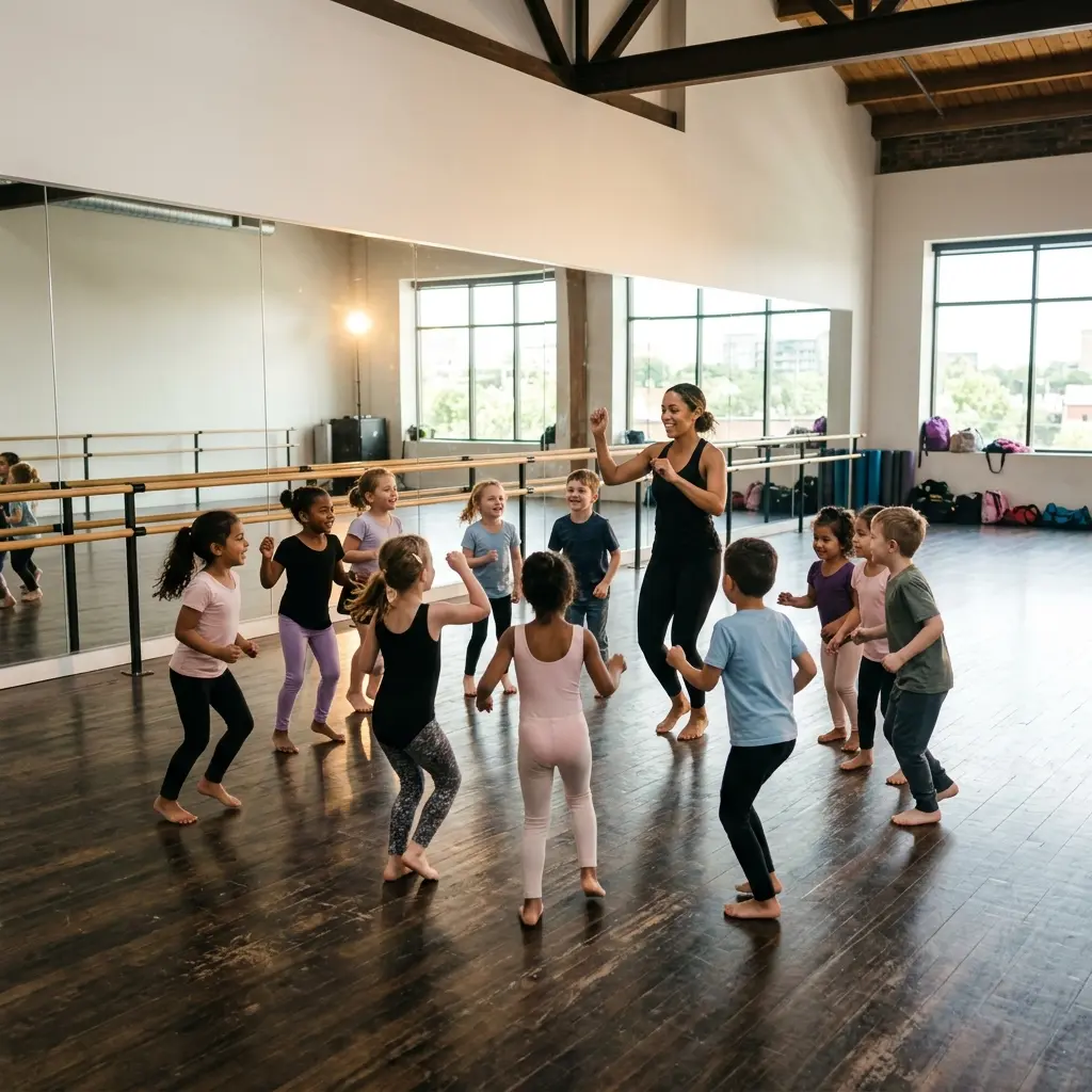 Clase infantil de ballet
