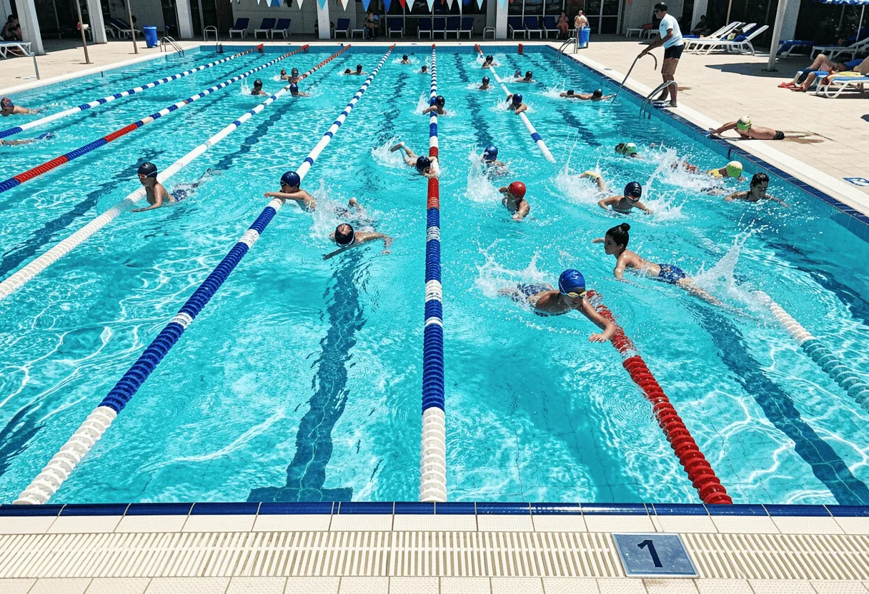 Piscina infantil cubierta