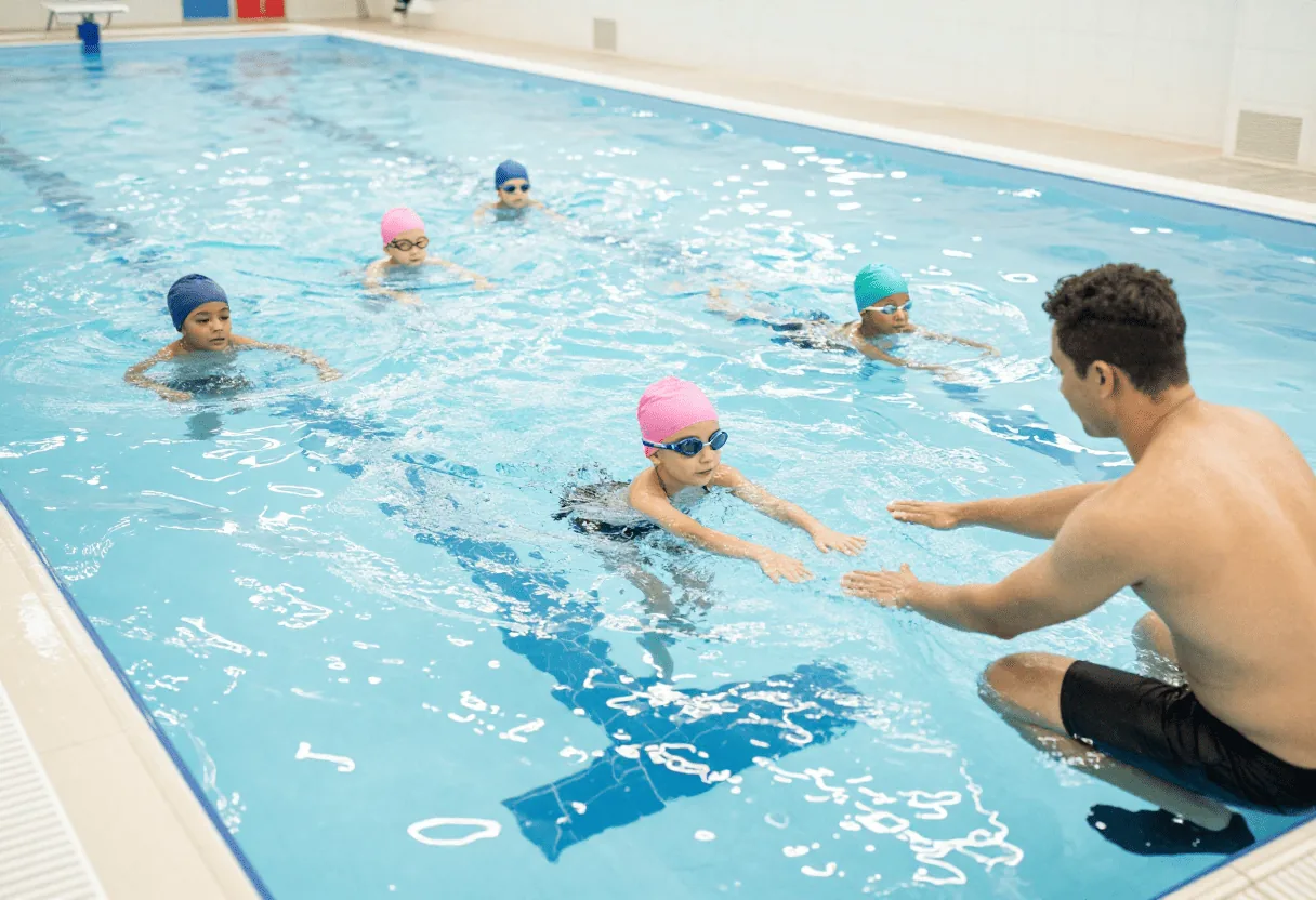 Clase infantil de natacion